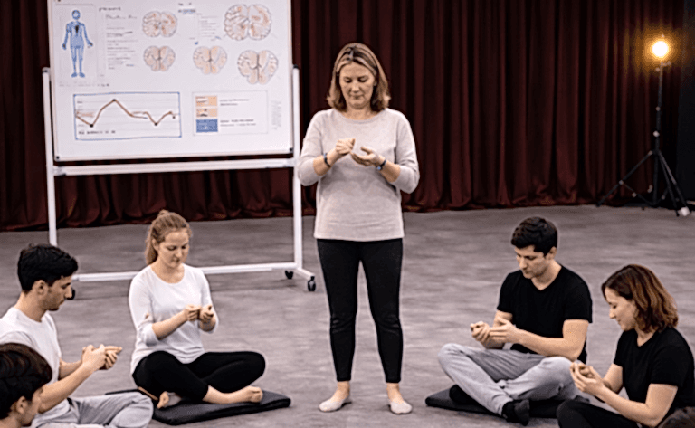 polyvagal teori ve sinir sistemi diyagramı oyunculuk eğitimi